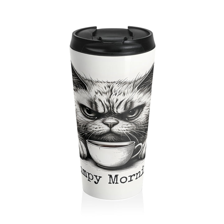 Grumpy Morning Stainless Steel Travel Mug